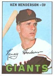 1967 Topps Baseball Cards      383     Ken Henderson